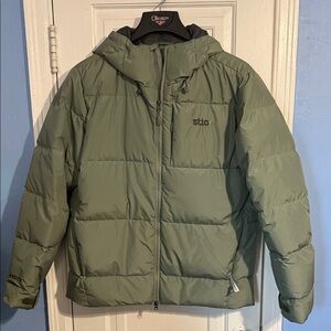 Stio Colter Windstopper Down Sage Hooded Puffer Jacket